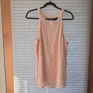 Torrid Blush Lace Sleeveless Blouse